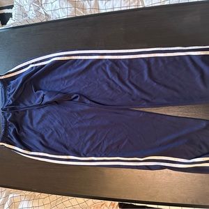 Navy blue track pants
